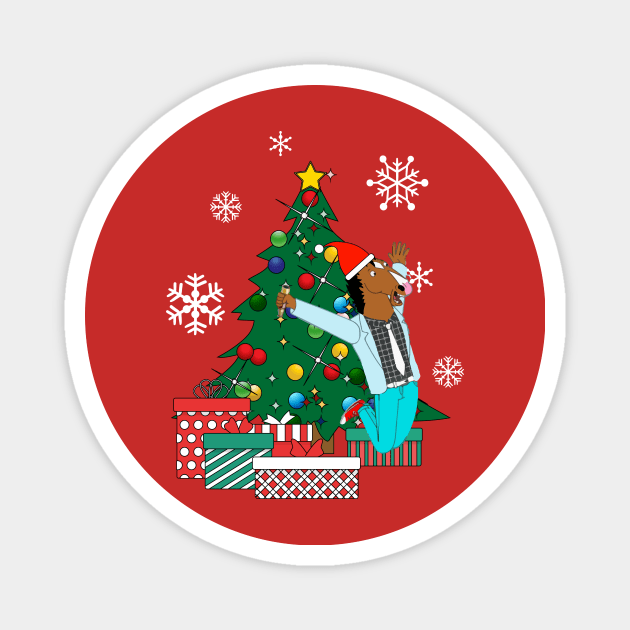 BoJack Horseman Around The Christmas Tree Magnet by Nova5